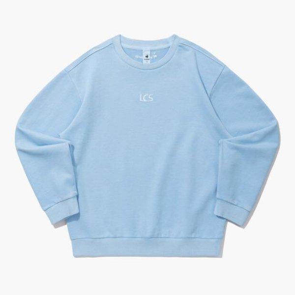 長袖Tシャツ NQJ QQ123LFS15-LBL シグネチャーダイイングマンツーマン / ライトブルー