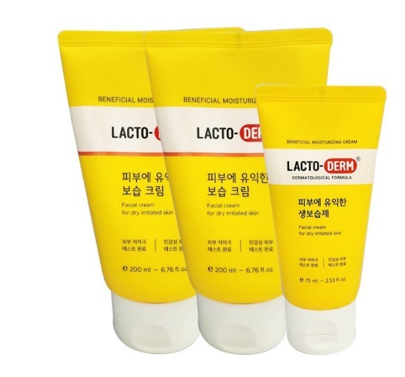 鍾根堂 ラクトダム 生保湿剤 クリーム 200ml X 2 + 75ml