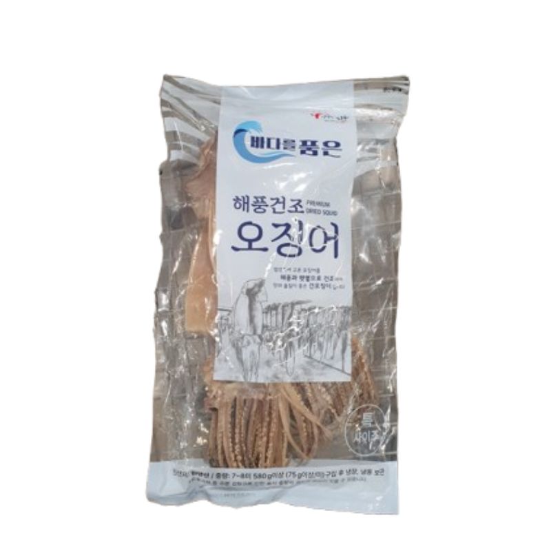 冷蔵 海を包んだ 干しイカ 特サイズ 580g