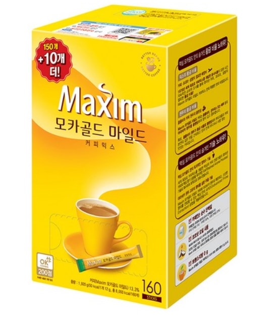 マキシムモカですゴールドマイルドコーヒーミックスです Mocha Gold Mild Coffee mix 맥심 모카골드 마일드 커피믹스, 12 x 160 4,790円