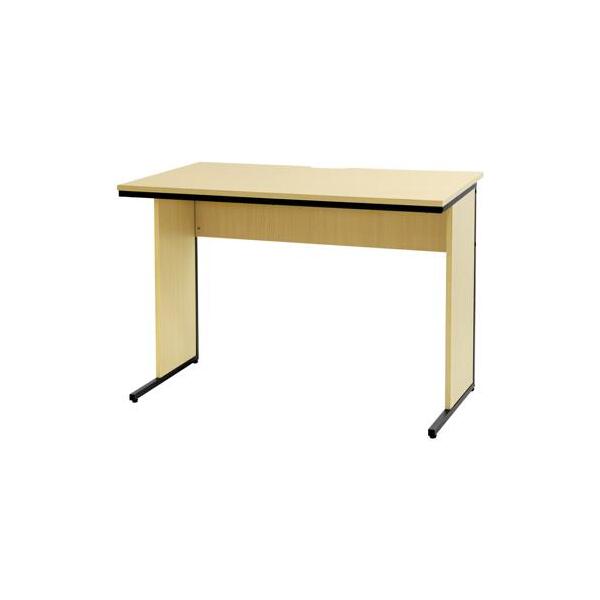 法人限定 Netforce WDH-1060-W-NA ナチュラル ワークデスク 木製 平机 幅1000×奥行600mm メーカー直送