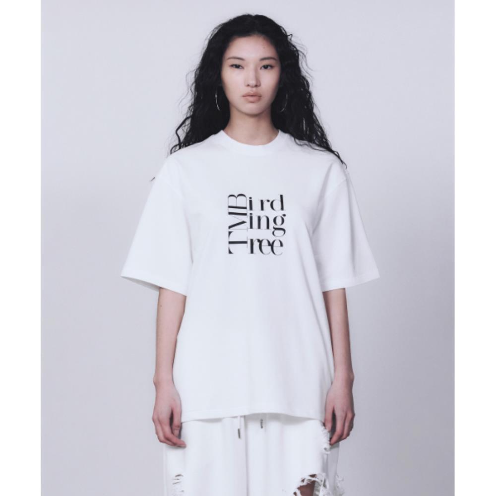 TREEMINGBIRD TMB Square Logo Tshirts White TMB246HT801 6,945円
