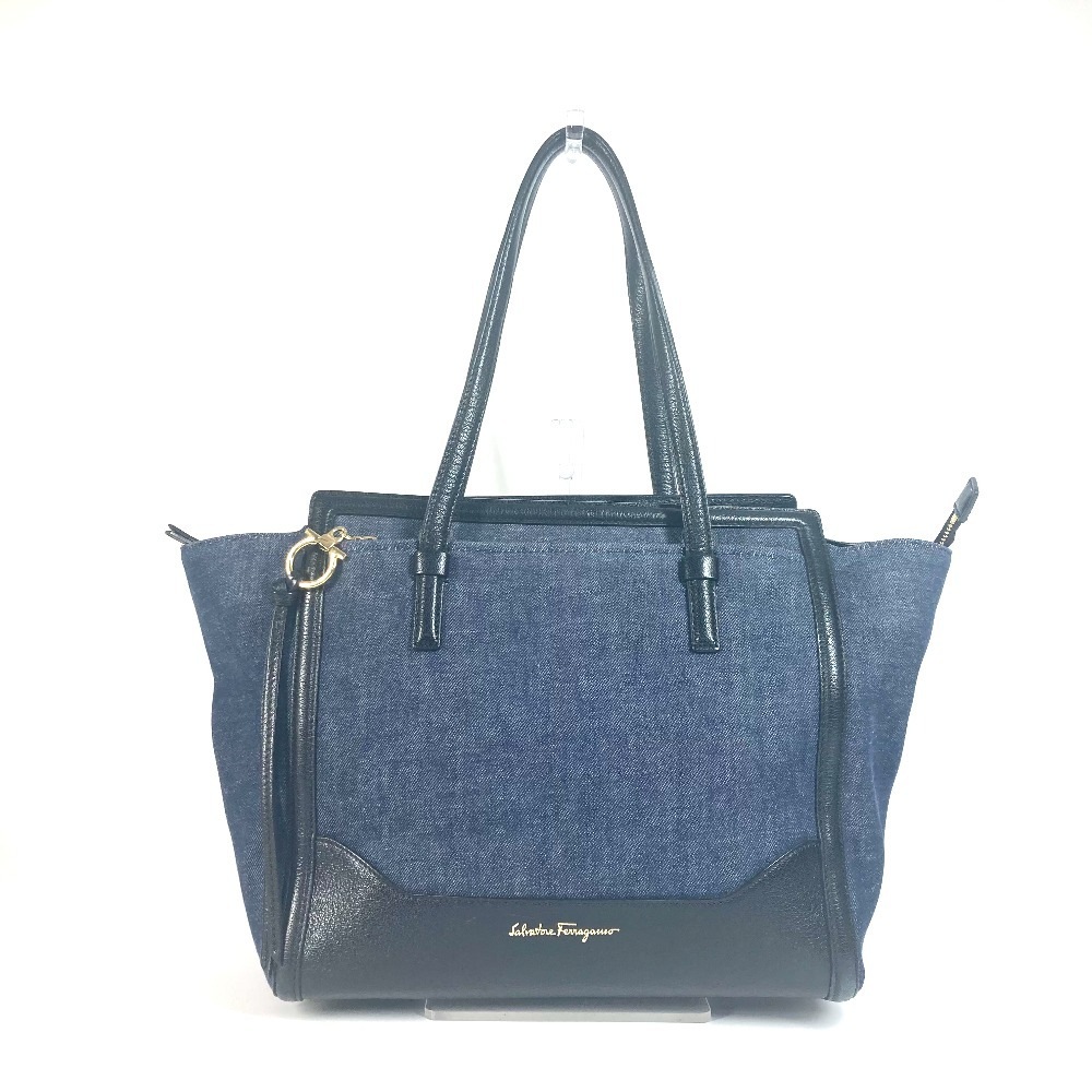 トートバッグ ロゴ ハンドバッグ ショルダーバッグ カバン デニム ブルー 24,420円