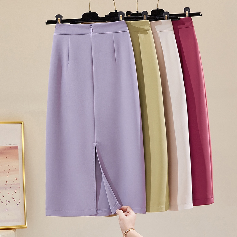 スカート タイトスカート ミモレ丈 スリット バックスリット ハイウエスト 大人可愛い きれいめ シンプル 大人 上品 おしゃれ レトロ 大人女子 こなれ感 キュート クール エレガント モダン