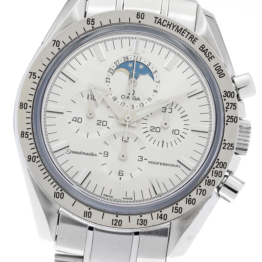 オメガ OMEGA 3575.30 スピードマスター プロフェッショナル ムーンフェイズ クロノグラフ 手巻き メンズ 良品 _887309【中古】