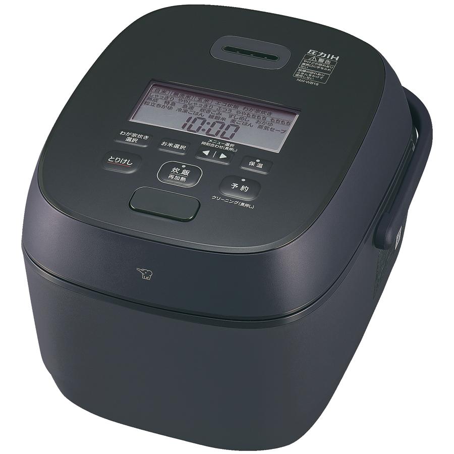 【新品】ZOJIRUSHI 象印 圧力IH炊飯ジャー 炊飯器 豪熱大火力 NW-WB18-BZ スレートブラック