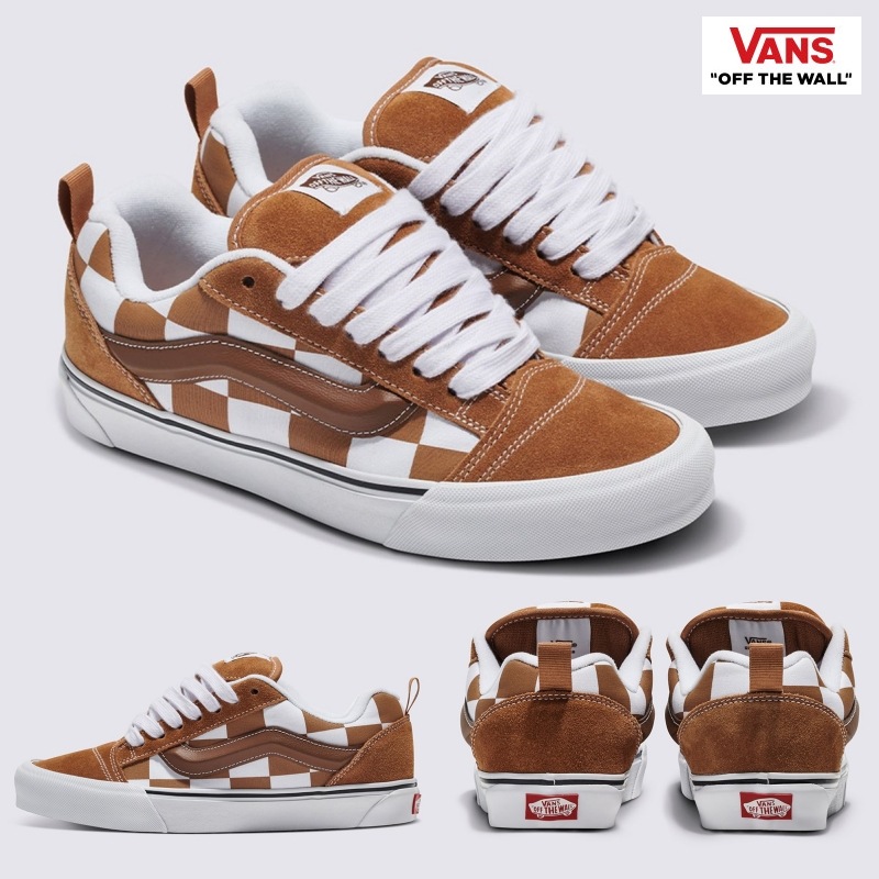 [VANS] バンズ スニーカー ニュースクール / MEGA CHECK BROWN