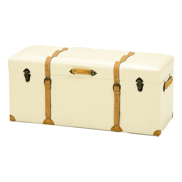 チェスター 収納スツール アイボリー・幅102×奥行40×高さ46cm MC-6002IV 13,016円