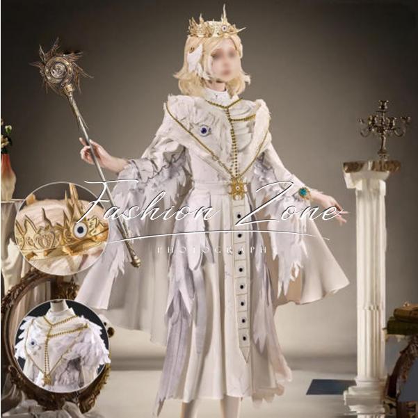 IdentityV 第五人格 風 レディ・ファウロ エブリン・モレー 蒼白の冠 コスプレ衣装 ウィッグ 靴 cosplay ハロウィン 演出服 変装