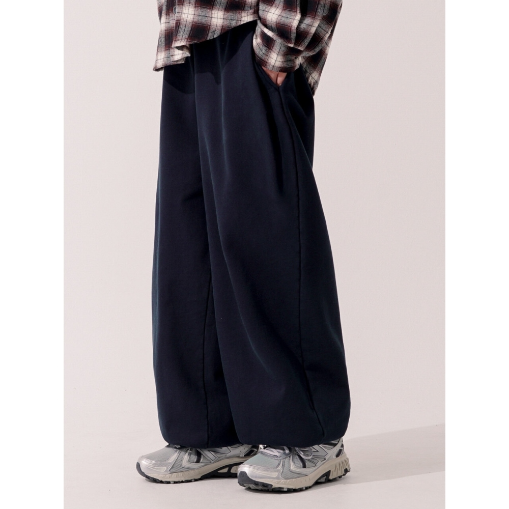 TWN カッパーピグメントワイドスウェットパンツネイビー JYLP3571