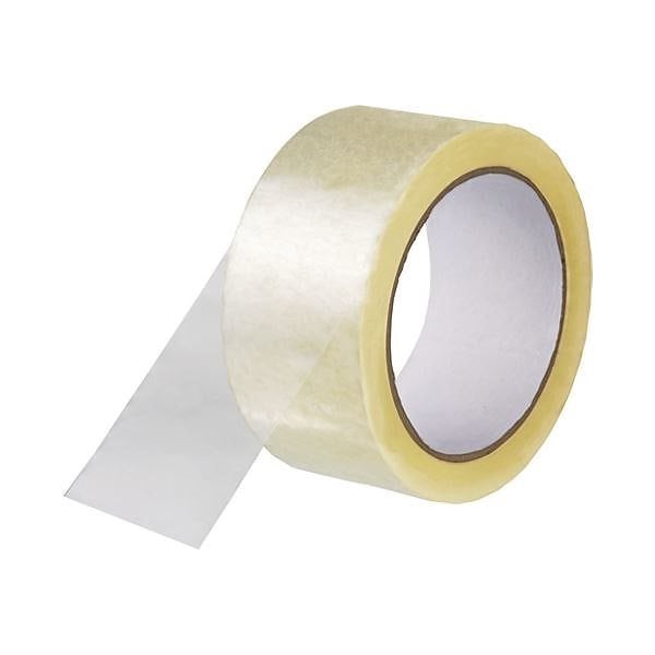 （まとめ） スマートバリュー 透明梱包用テープ中/重梱包用 1巻 B690J[x50セット]