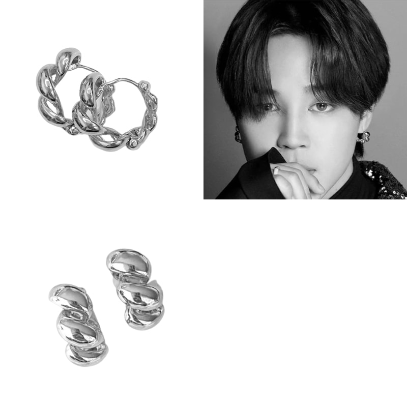 ONE BTS JIMIN 着用ピアス人気商品 ジミンのフォトカード付き