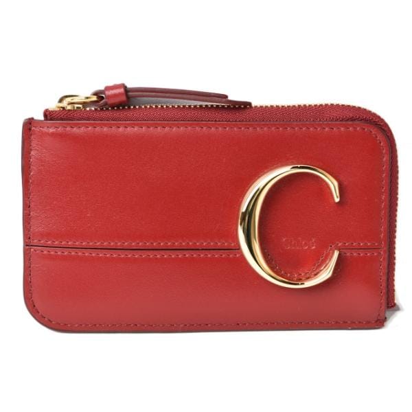 ミニ財布/コインケース/カードケース Chloe 財布/ポーチ CHLOE C/ シー レッド