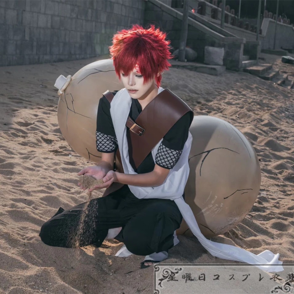 在庫品 子供/大人サイズ 我愛羅 ガアラ コスプレ衣装 コスチューム