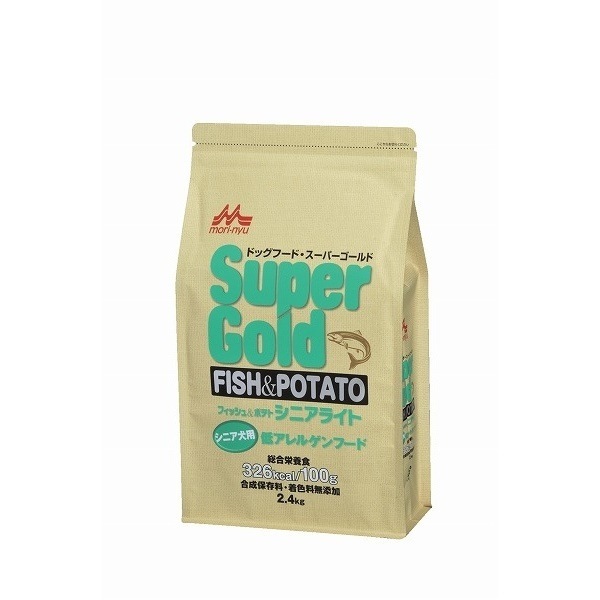森乳サンワールド ドライフード ゴールド フィッシュ＆ポテト シニア シニア犬用 低アレルゲンフード 2.4kg ドッグフード 5,405円