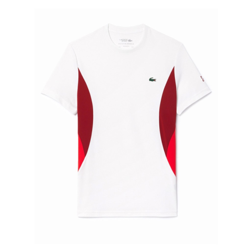ラコステノバックパーシャルカラーショートスリーブ T シャツ (TH753954G001) 13,718円