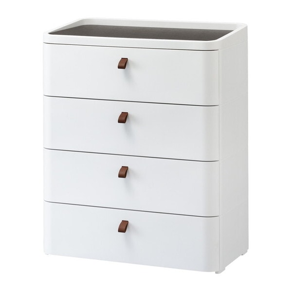 SANKA ロイヤルドロアー 724 WH/DBR 収納ケース 4段 (幅72cm) メーカー直送