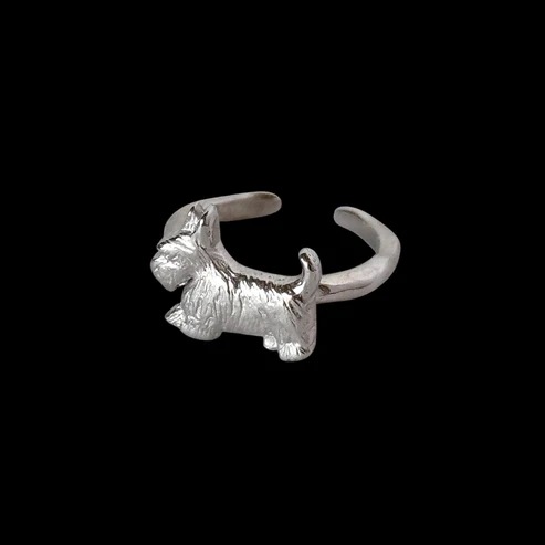 [ silver ] terrier pinky [ free size ]