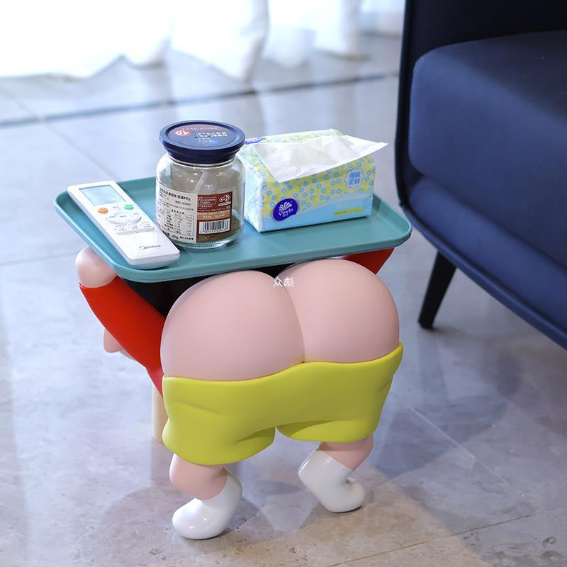 ピーチフィギュアバットシンコバットクレヨンしんちゃん周辺クリエイティブホームコーヒーテーブルトレイオーナメントギフト女性用