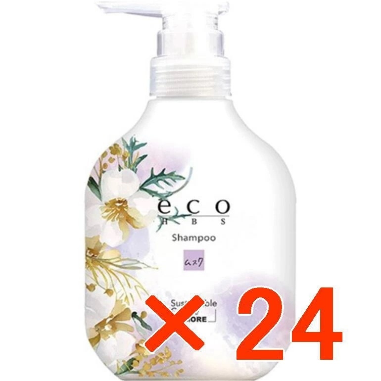 【送料無料】 パイモア エコエイチビーエス シャンプー 500ml ムスク 24個セット ／ 美容室専売品　ヘアシャンプー