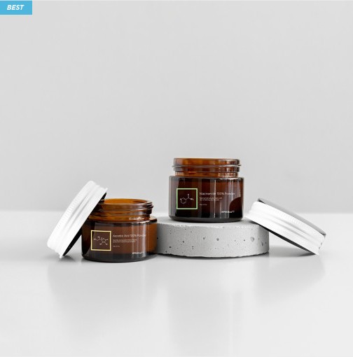 PETITRA Ascorbic Acid Powder 20g Niacinamide Powder 20g