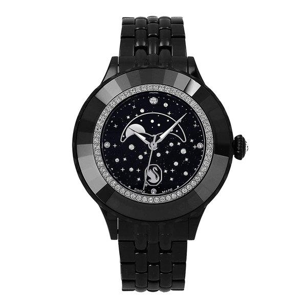 5677497 Octea Moon ブラック 女性用メタル時計