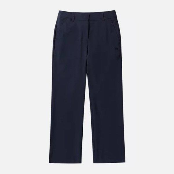 パンツ JQS W242002GPT43-NVY 女性 ストレートフィット ウーブン パンツ