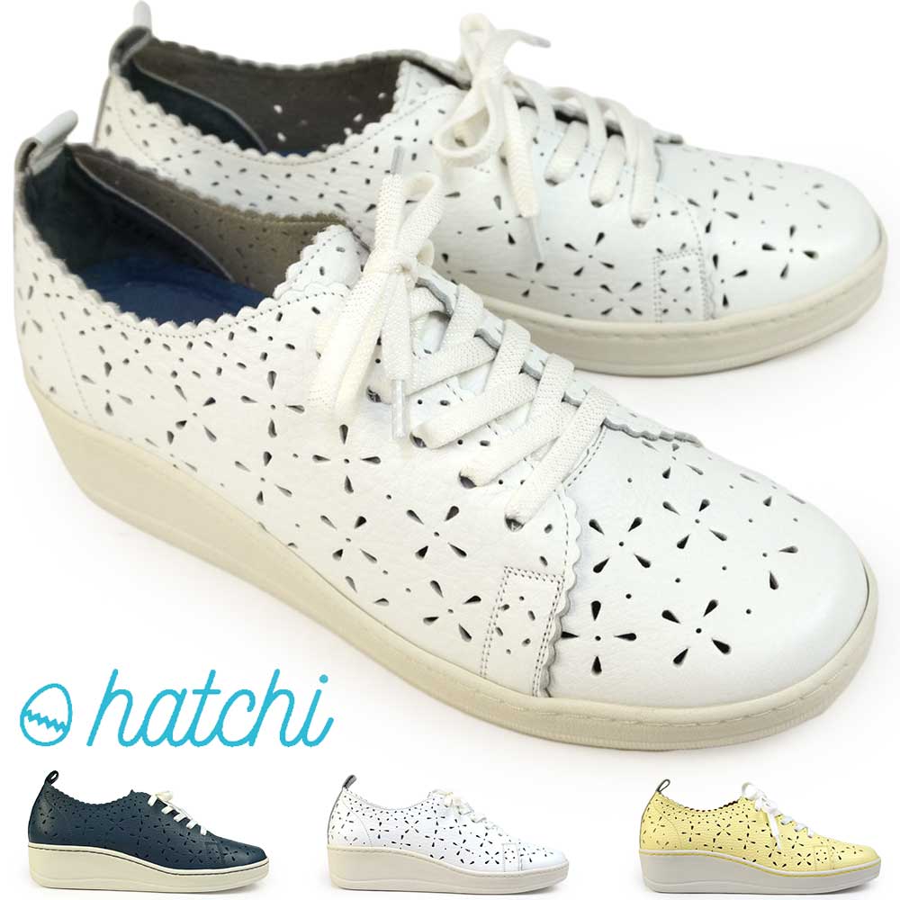 レディース スニーカー 2581 日本製 レースアップ 婦人靴 レザー 幅広