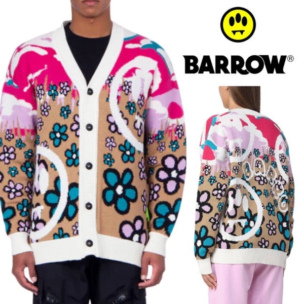 【BARROW】(バロー) ユニセックス ウール カーディガン　#32506