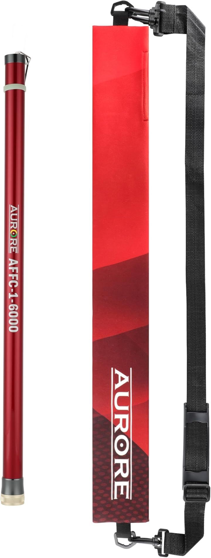 ケーブル索引具 通線工具 伸縮 配線竿 引っ掛け棒 電工竿 カーボン製 手元竿GFRP製 点検口 天井裏 OAフロア 狭い空間の配線に最適 先端蓄光タイプ 高強度 (赤, 伸長：6m)