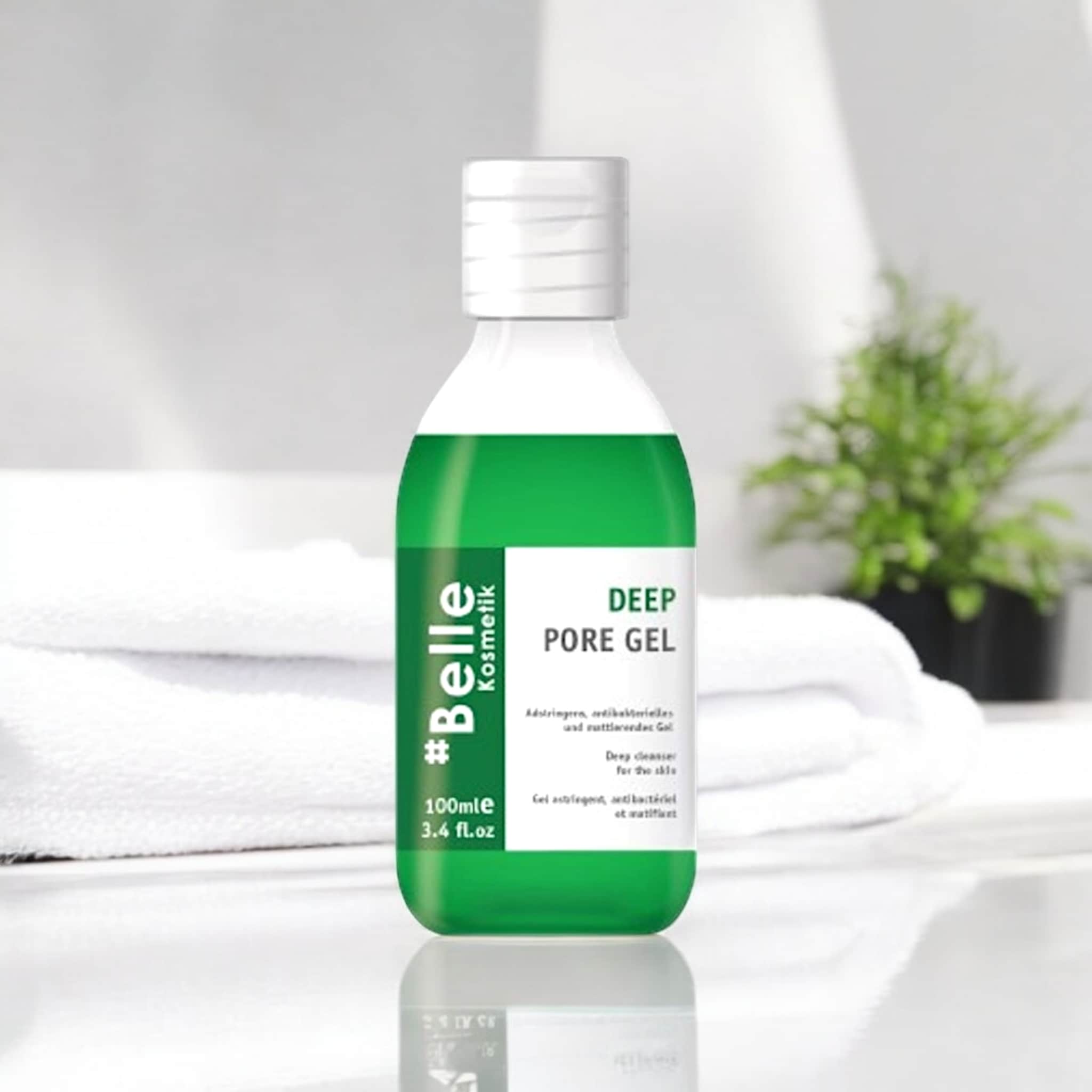 DEEP PORE GEL 100ml, 毛穴の皮脂のディープクレンジング, ブラックヘッド, ホワイトヘッドケア