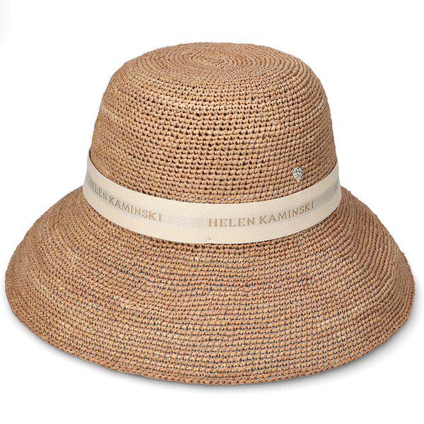 [高級品] 25FW ラフィア プロヴァンス ロゴ10 バケットハット HAT51952 NOUGAT