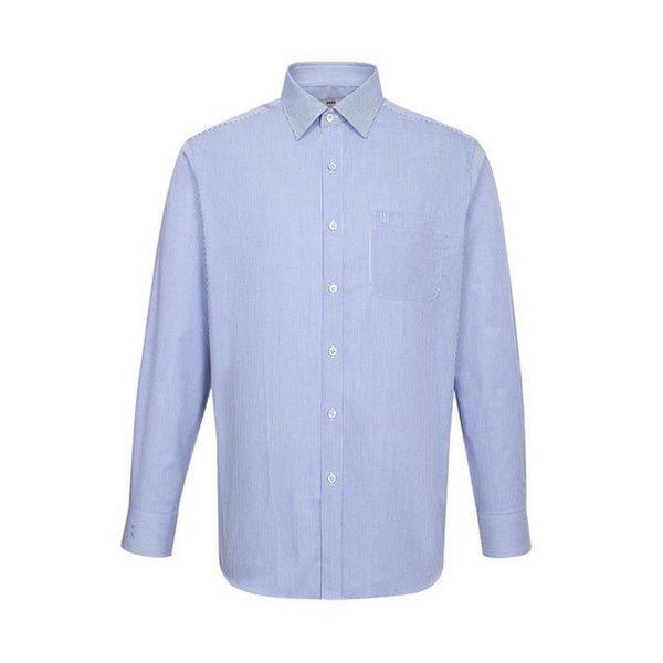 コットン100 ストライプ ドレスシャツ__DLP3SHDL121N1