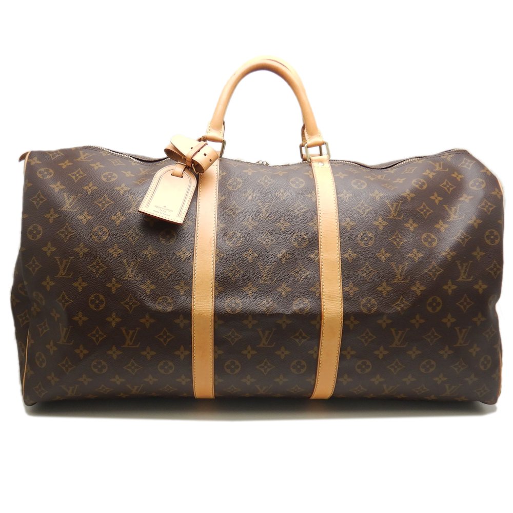 モノグラム キーポル60 M41422 ボストンバッグ ブラウン/252602【中古】