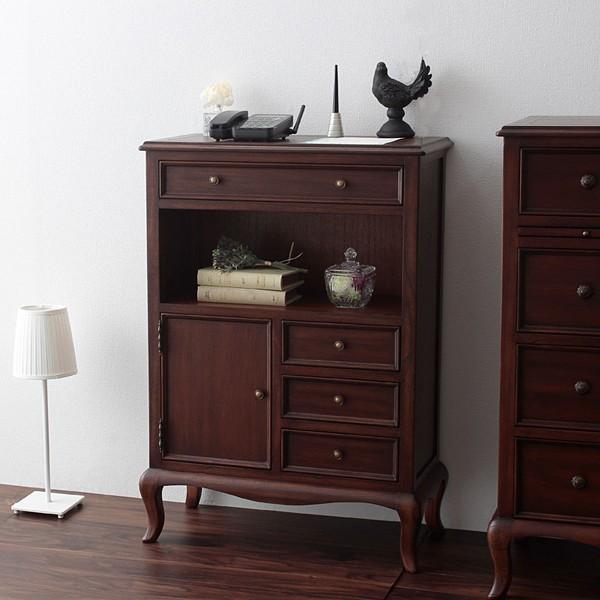アンティーク調ファックス台 おしゃれ 姫系 姫 電話台 猫脚 電話ファックス台 fax台 電話fax台