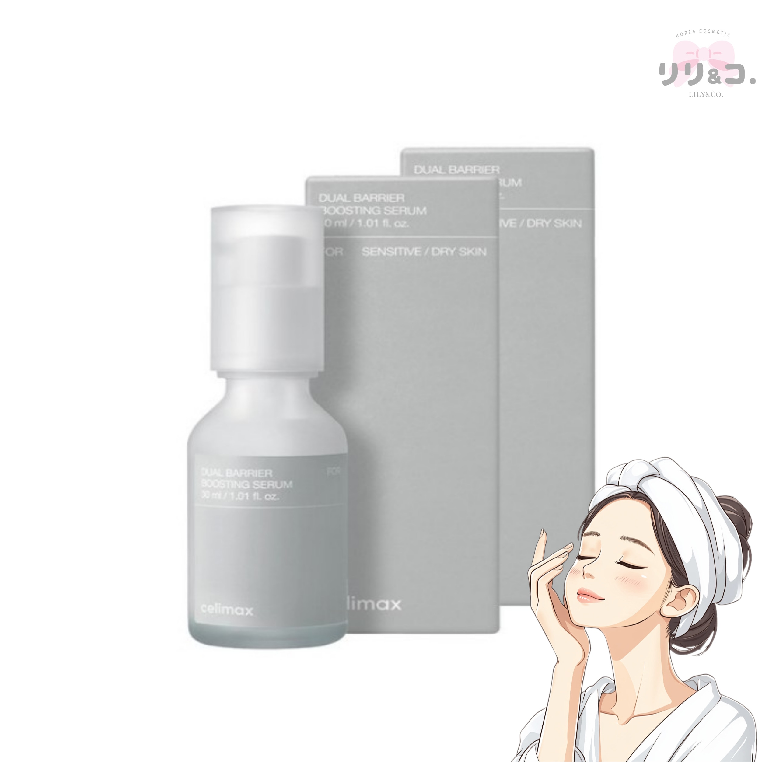[1+1] デュアルバリア ブースティング セラム 30ml x 2個 韓国コスメ 保湿 敏感肌 セラム アンプル 美容液 乾燥肌 栄養 低刺激 鎮静ケア 透明感 韓国 スキンケア ツヤ肌バリア