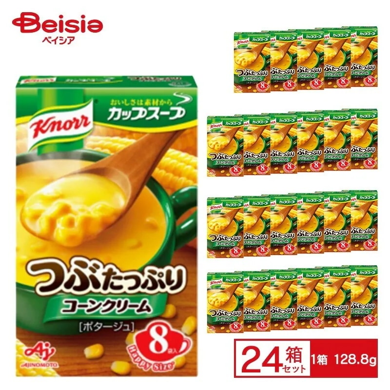 クノ－ル カップスープつぶたっぷりコーン （16.1g×8個）×24個