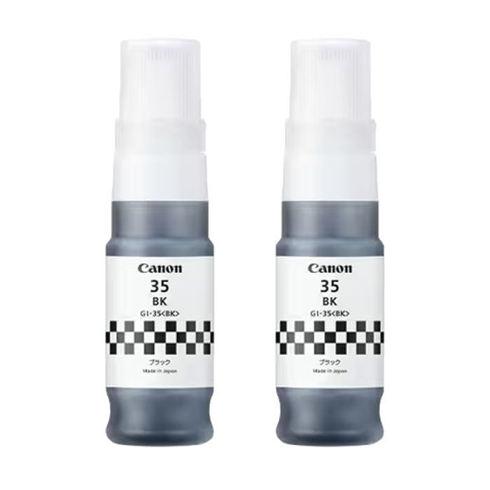 【2個セット】純正 インクボトル GI-35BK ブラック 6284C001 2個セット GI-35BK-2SET