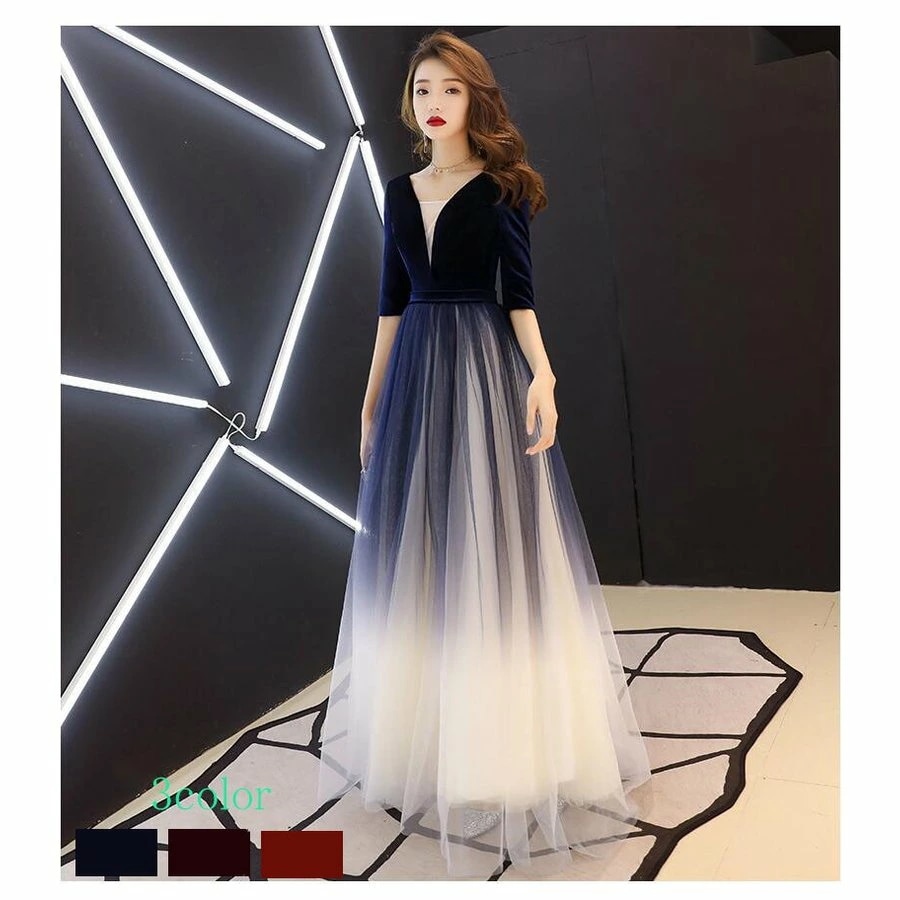 ロングドレス パーティードレス ウエディングドレス 結婚式 二次会 衣装 舞台 披露宴 演奏会 発表会 ピアノ 大きいサイズ イベント用 カラードレス 舞台衣装 キャバ嬢 スパンコール お姫様ドレス