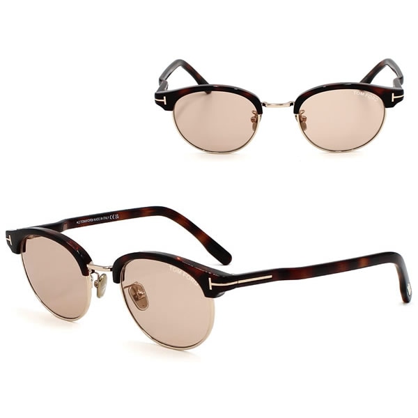 サングラス FT1120-D/S 52E 48 サングラス EYEWEAR アジアンフィット メンズ レディース ユニセックス ハバナ ブラウン
