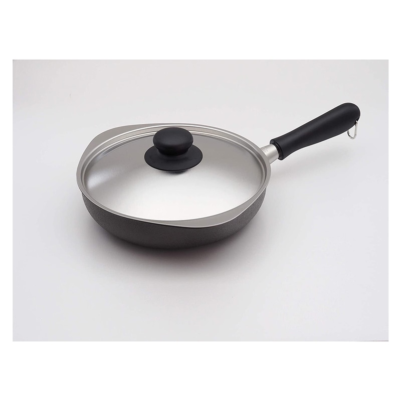 柳宗理 SORI YANAGI 鉄フライパン 22cm ダブルファイバーライン窒化加工 ふた付き IH対応 日本製