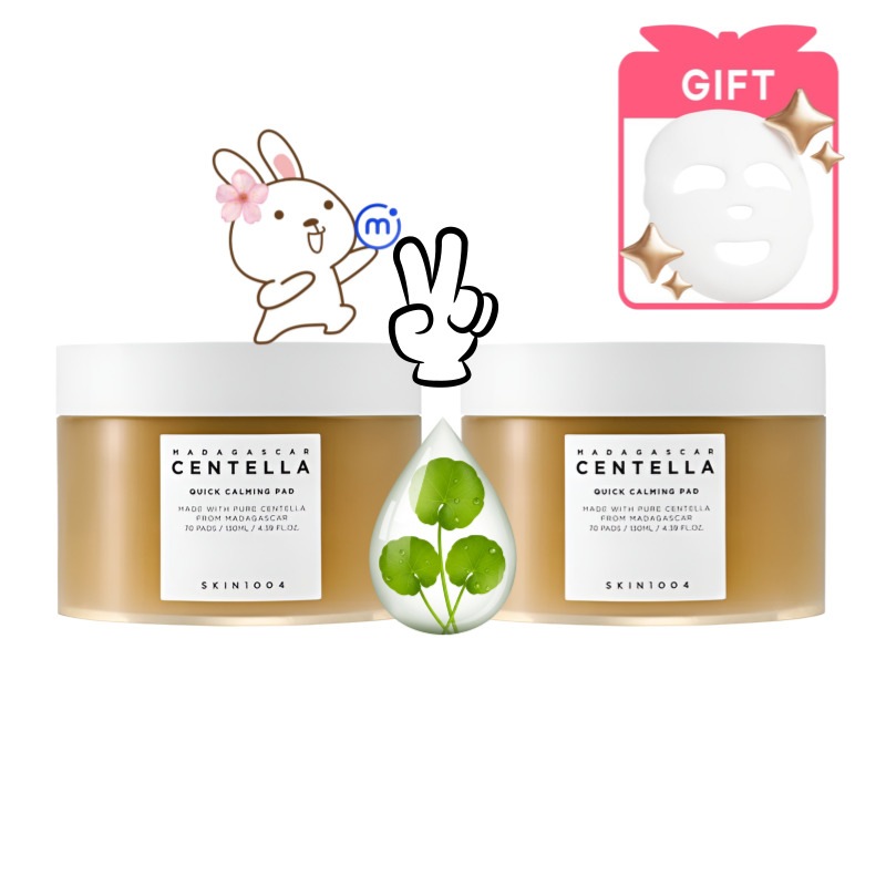 [正規品]マダガスカル センテラ クイックカーミングパッド（70枚入り）[1+1] 大容量パッケージ韓国化粧品/すっきり肌/肌やさしく整え/肌クール感/肌スムース仕上げ/角質オフケア/リフレッシュケア 5,616円