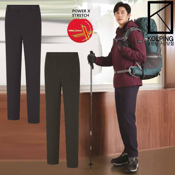 [] ラトエル(R) メンズ 春秋 中間シーズン レギュラーフィット トレンディなパンツ KUP9143M