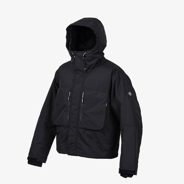 双進 防寒服アウター 5463 RV ウォームウェーディングジャケット ブラック 2XL