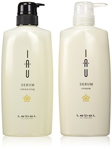 ルベル イオ セラム クレンジング シャンプー 600mL & クリーム トリートメント 600mL セット iau SERUM