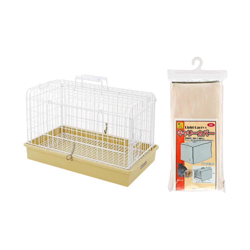 三晃商会　ライトキャリー（組立式）（４６X２８X２８．５ｃｍ）＆キャリーカバーセット　ＣＲＣ50―20―67―05―00