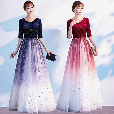 ロングドレス 演奏会 結婚式 ドレス 袖あり aライン 上品 パーティードレス フォーマル ピアノ 発表会 二次会 ウェディング 花嫁 da702c0