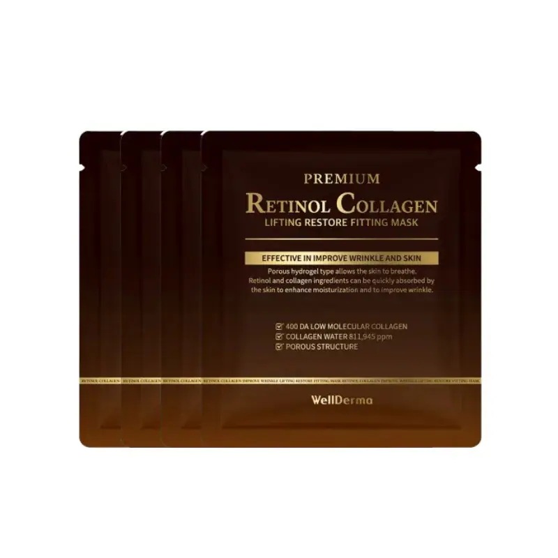 レチノールコラーゲンゲルマスク4枚