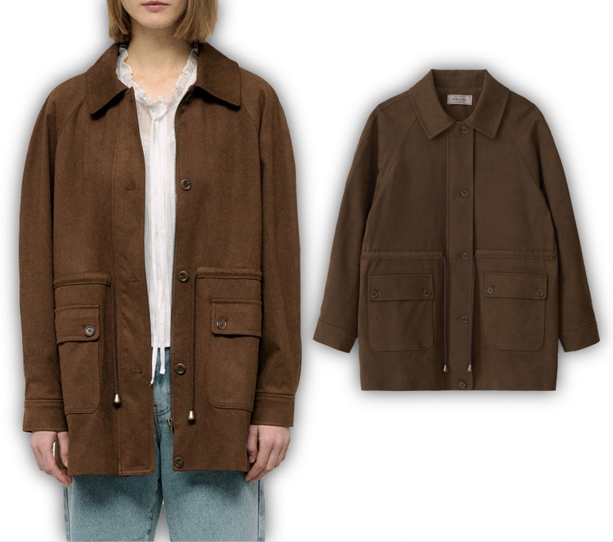 SUEDE POCKET JACKET