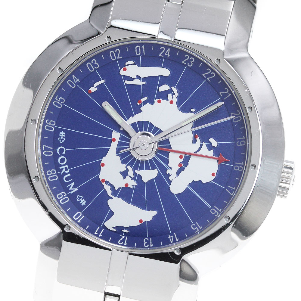 コルム CORUM 283.251.20/V189 クロナム GMT 自動巻き メンズ _850325【中古】